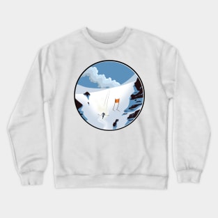 retro ski logo Crewneck Sweatshirt